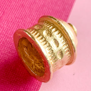 12mm Shiny Gold Etruscan Cap - 2 Pack