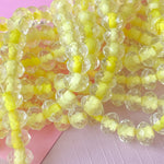 8mm Lemoncello Lined Chinese Crystal Strand