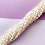 7mm Freshwater Oval Rice Pearl