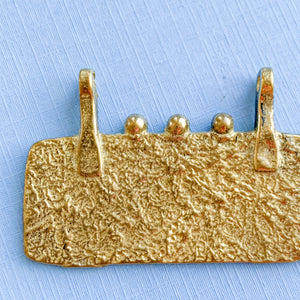52mm Brass African Bar Pendant