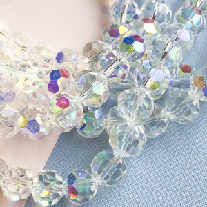 6mm Iridescent AB Faceted Chinese Crystal Strand – Beads, Inc.