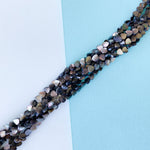 4mm Mother Of Pearl Lip Shell Heart Strand