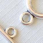 22mm Silver Pewter Toggle - 4 Pack