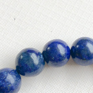 
                
                    Load image into Gallery viewer, 8mm Natural Lapis Rounds Strand
                
            