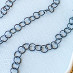5mm Gunmetal Round Cable Chain