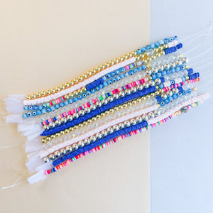 The Good Vibes DIY Stretchy Bracelet Jewelry Making Bead Kit