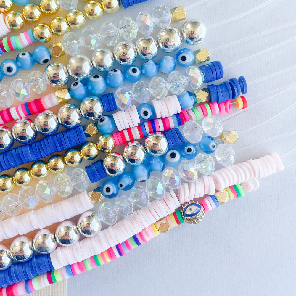 Creative leisure kit: personalized beads and bracelets to create