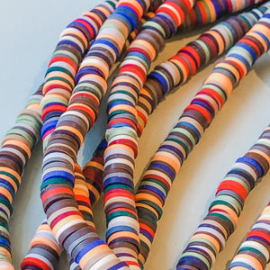 6mm Jubilee Polymer Clay Heishi Strand