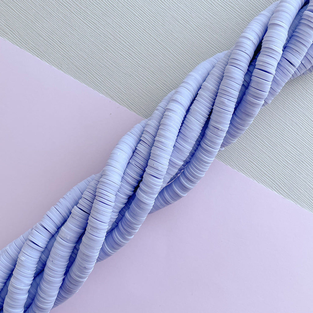 8mm Petal Polymer Clay Heishi Strand – Beads, Inc.