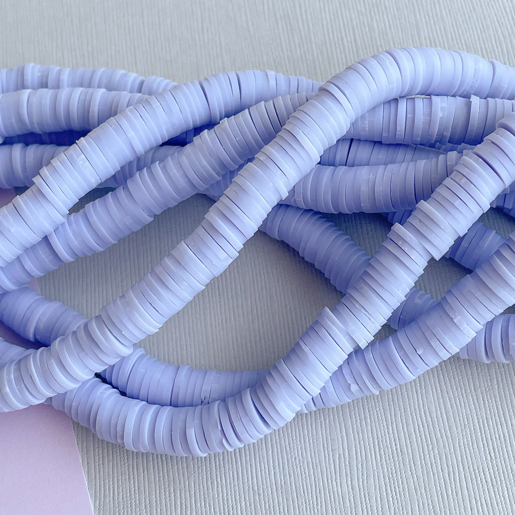 8mm Petal Polymer Clay Heishi Strand – Beads, Inc.