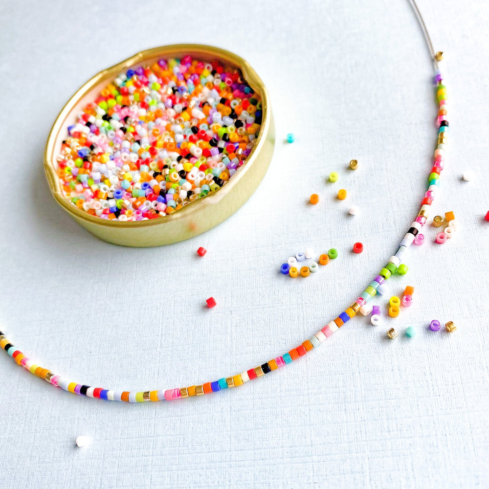 Bulk 2mm Opaque Orange Seed Beads 🎨 – RainbowShop for Craft