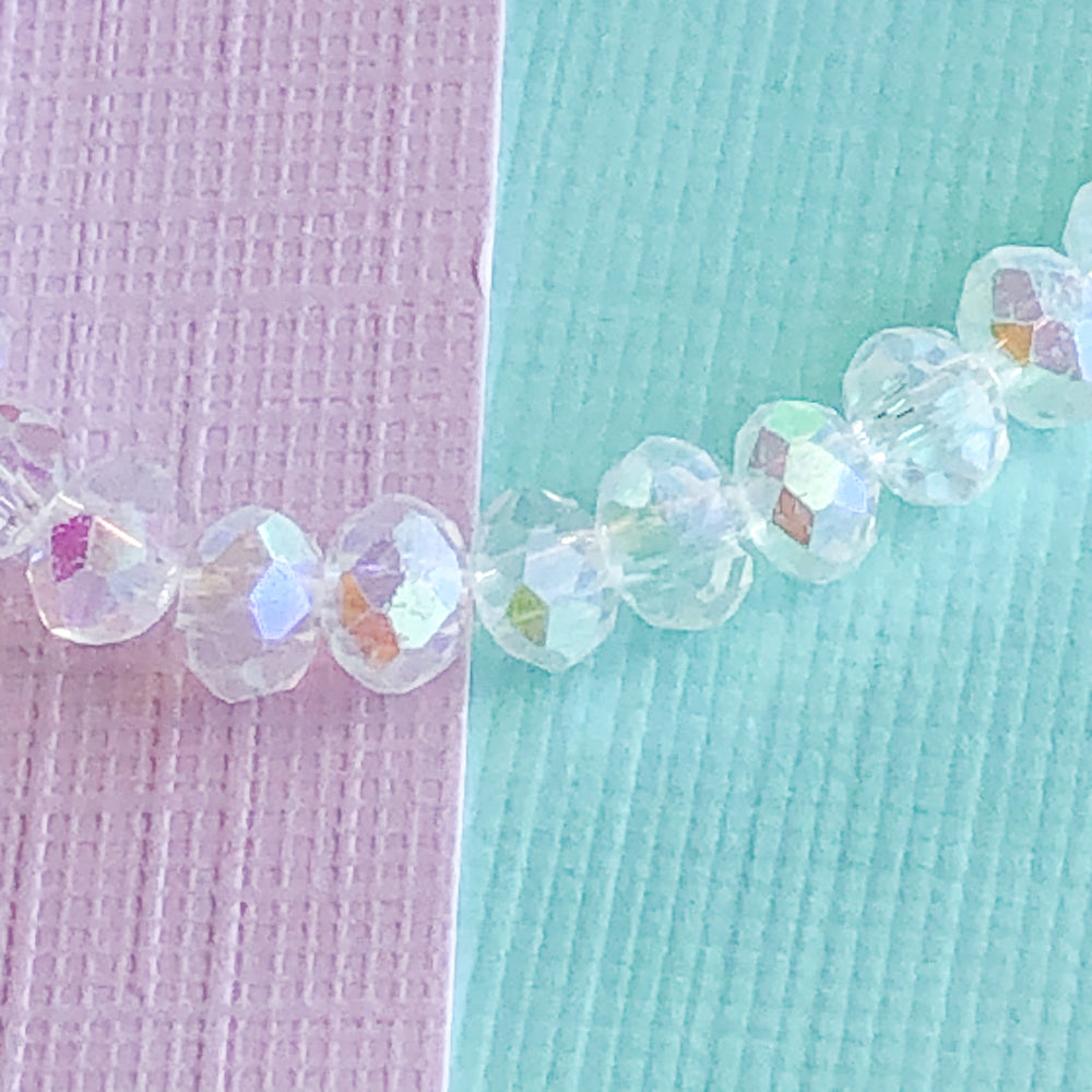 4mm Iridescent AB Faceted Chinese Crystal Strand