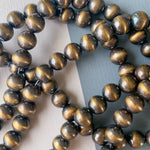 12mm Gold Native Resin Rounds Strand