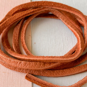 3mm Rust Soft Deer Skin - 3.5'