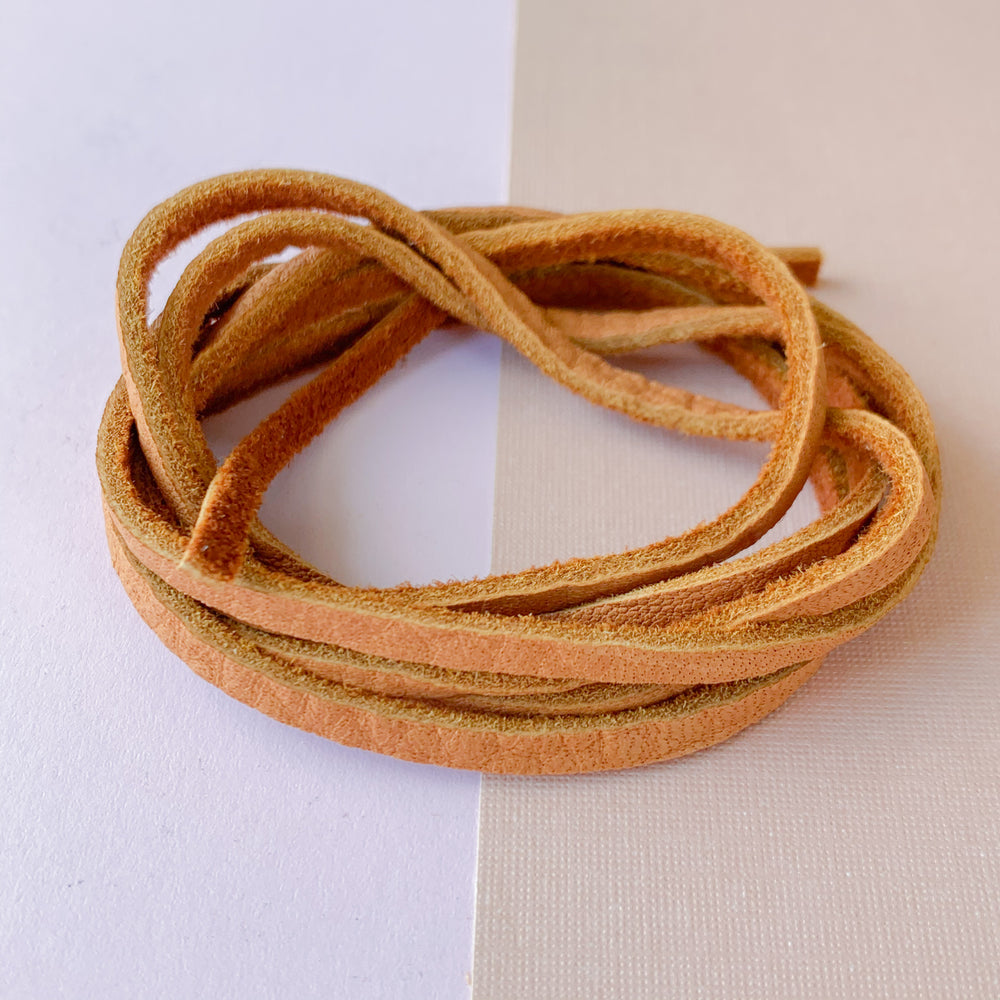 3mm Saddle Soft Deer Skin - 3.5'