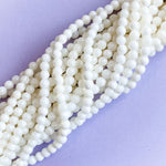 6mm White Mother Of Pearl Round Strand