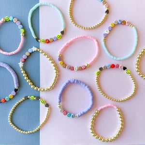 The Happiness DIY Stretchy Bracelet Rainbow Jewelry Making Bead