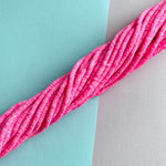 4mm Strawberry Stripe Polymer Clay Heishi Strand
