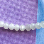 4mm Porcelain Faceted Chinese Crystal Rondelle Strand