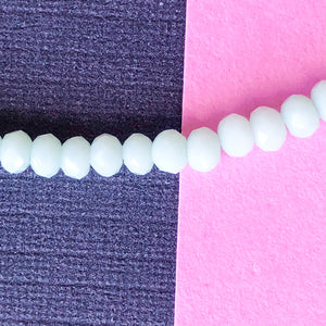 
                
                    Load image into Gallery viewer, 4mm Mist Blue Faceted Chinese Crystal Rondelle Strand
                
            