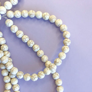 10mm Cream Magnesite Strand