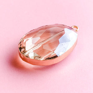
                
                    Load image into Gallery viewer, 25mm Crystal Oval Pendant
                
            